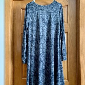 LuLaRoe Emily Dress - Black and White
